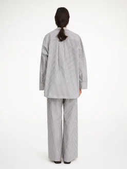 By Malene Birger Shirts & Blouses^Derris Organic Cotton Shirt Navy stripe