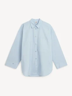 By Malene Birger Shirts & Blouses^Derris Organic Cotton Shirt Periwinkle Blue
