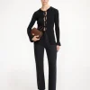 By Malene Birger Knitwear^Devora Rib-knit Cardigan Black