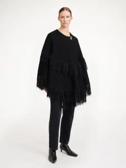 By Malene Birger Knitwear | Coats & Jackets^Dixi Wool Poncho Black