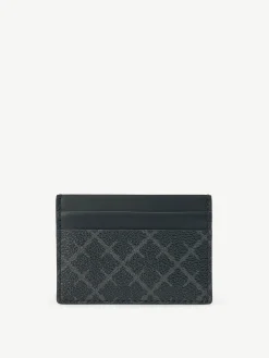 By Malene Birger Wallets & Cardholders^Elia Printed Cardholder Charcoal