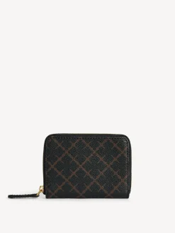 By Malene Birger Wallets & Cardholders^Elia Printed Coin Purse Dark Chokolate