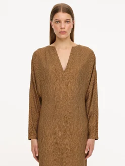 By Malene Birger Dresses^Estel Maxi Dress Snake Jacquard