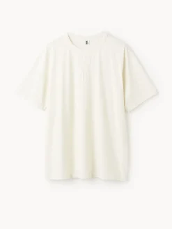 By Malene Birger Tops^Fayeh Organic Cotton T-shirt Soft White