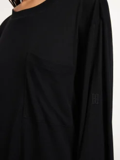 By Malene Birger Tops^Fayeh Oversized Longsleeve Black
