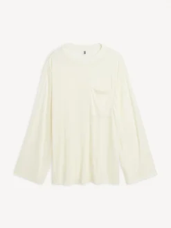 By Malene Birger Tops^Fayeh Oversized Longsleeve Soft White
