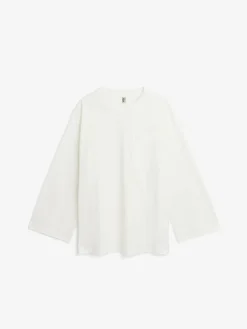 By Malene Birger Tops^Fayeh Oversized Longsleeve Soft White