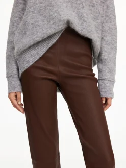 By Malene Birger Trousers^Florentina Leather Trousers Chestnut