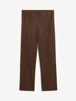 By Malene Birger Trousers^Florentina Leather Trousers Chestnut