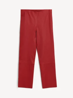 By Malene Birger Trousers^Florentina Leather Trousers Jester Red