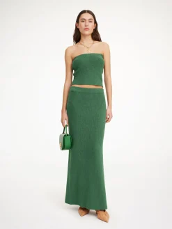 By Malene Birger Knitwear^Giovania Bandeau Top Comfrey