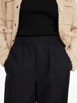 By Malene Birger Trousers^Helsy Organic Cotton Trousers Black