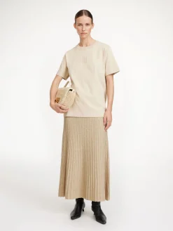 By Malene Birger Skirts | Knitwear^Hevina Maxi Skirt Twill Beige