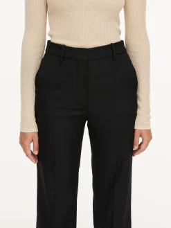 By Malene Birger Trousers^Igda Straight-leg Trousers Black
