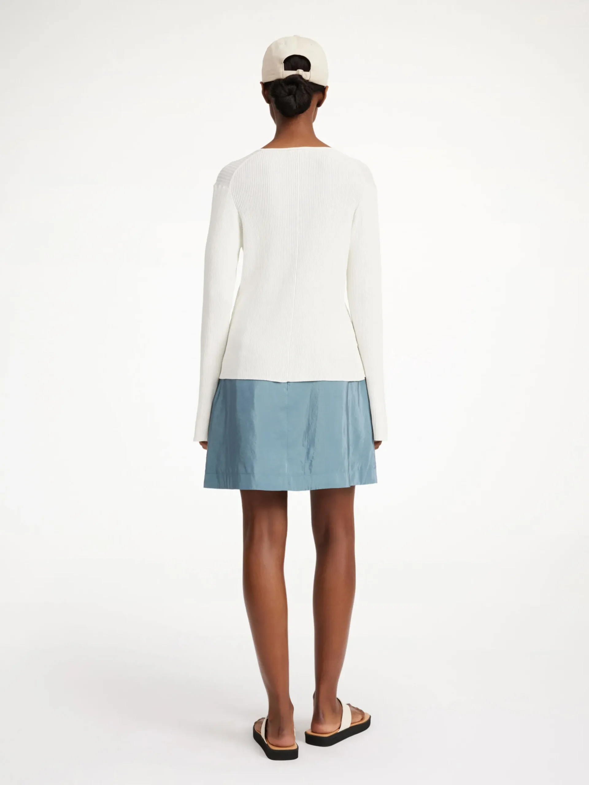 By Malene Birger Skirts^Isabele Mini Skirt Cool Water