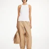 By Malene Birger Trousers^Joanni Leather Trousers Sand Beige