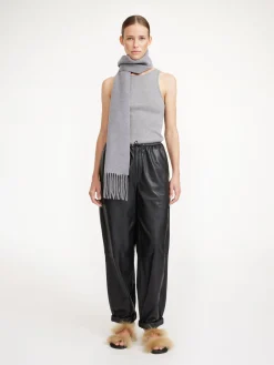 By Malene Birger Trousers^Joanni Leather Trousers Black