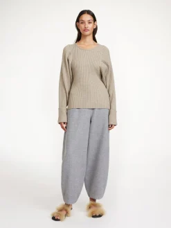 By Malene Birger Knitwear^Kadence Wool Sweater Old Beige