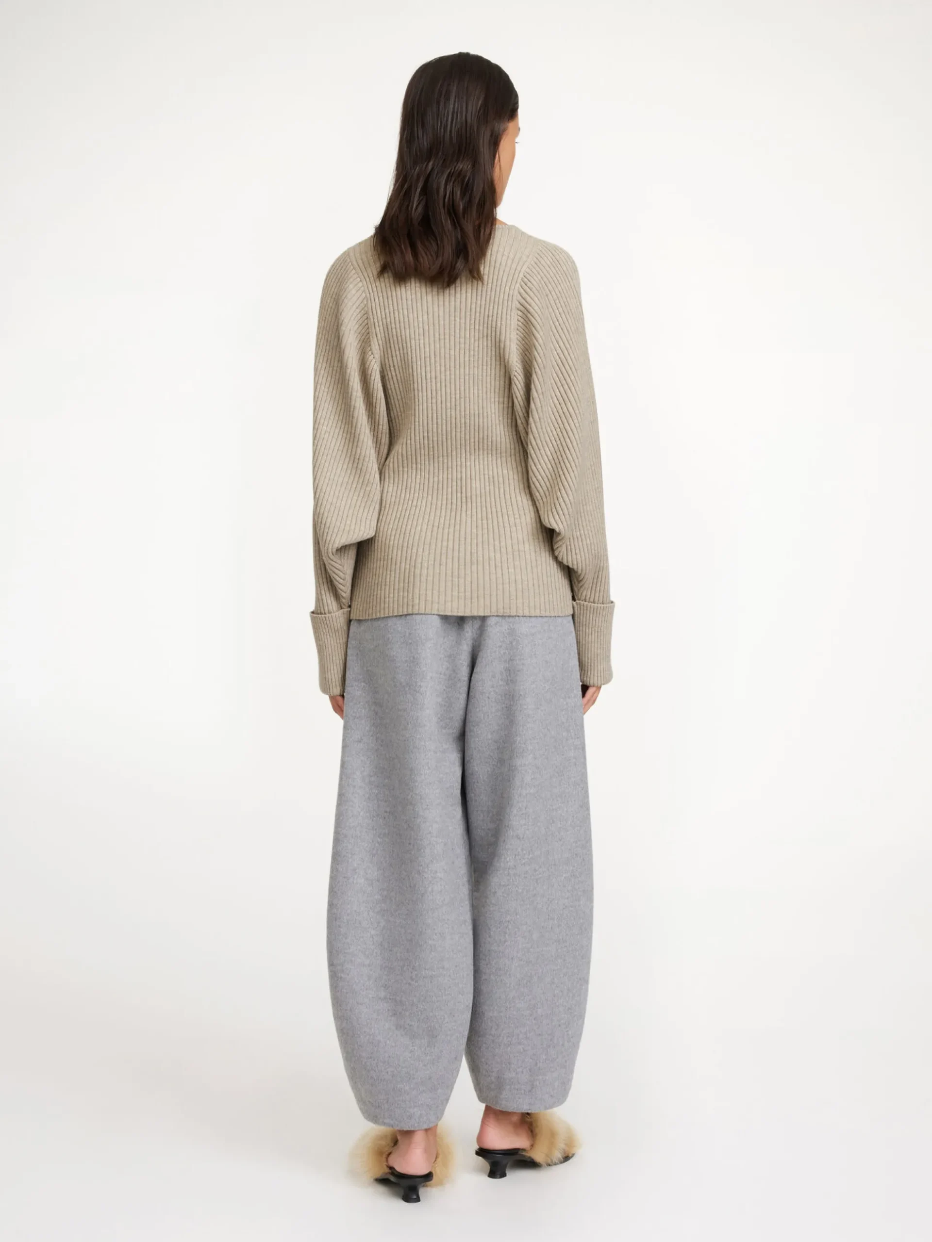 By Malene Birger Knitwear^Kadence Wool Sweater Old Beige