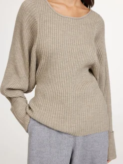 By Malene Birger Knitwear^Kadence Wool Sweater Old Beige
