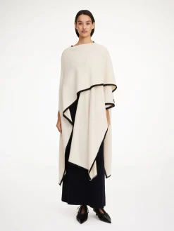 By Malene Birger Knitwear | Coats & Jackets^Kassira Merino-blend Poncho Oyster Gray
