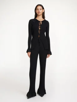 By Malene Birger Knitwear | Trousers^Kenzie Trousers Black