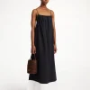 By Malene Birger Dresses^Lanney Organic Cotton Maxi Dress Block stripe black white