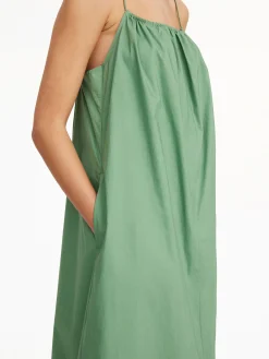 By Malene Birger Dresses^Lanney Organic Cotton Maxi Dress Comfrey
