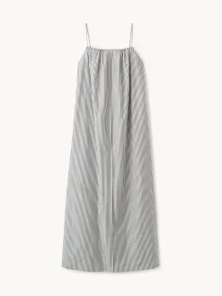 By Malene Birger Dresses^Lanney Organic Cotton Maxi Dress Navy stripe