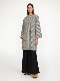 By Malene Birger Dresses^Lattiena Midi Dress Black monogram