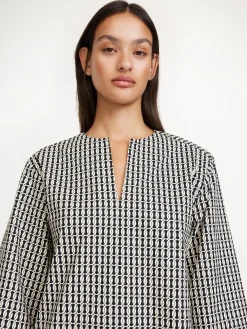 By Malene Birger Dresses^Lattiena Midi Dress Black monogram