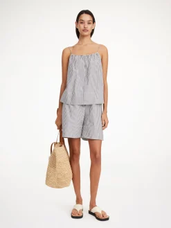 By Malene Birger Shirts & Blouses^Leonnes Organic Cotton Top Navy stripe