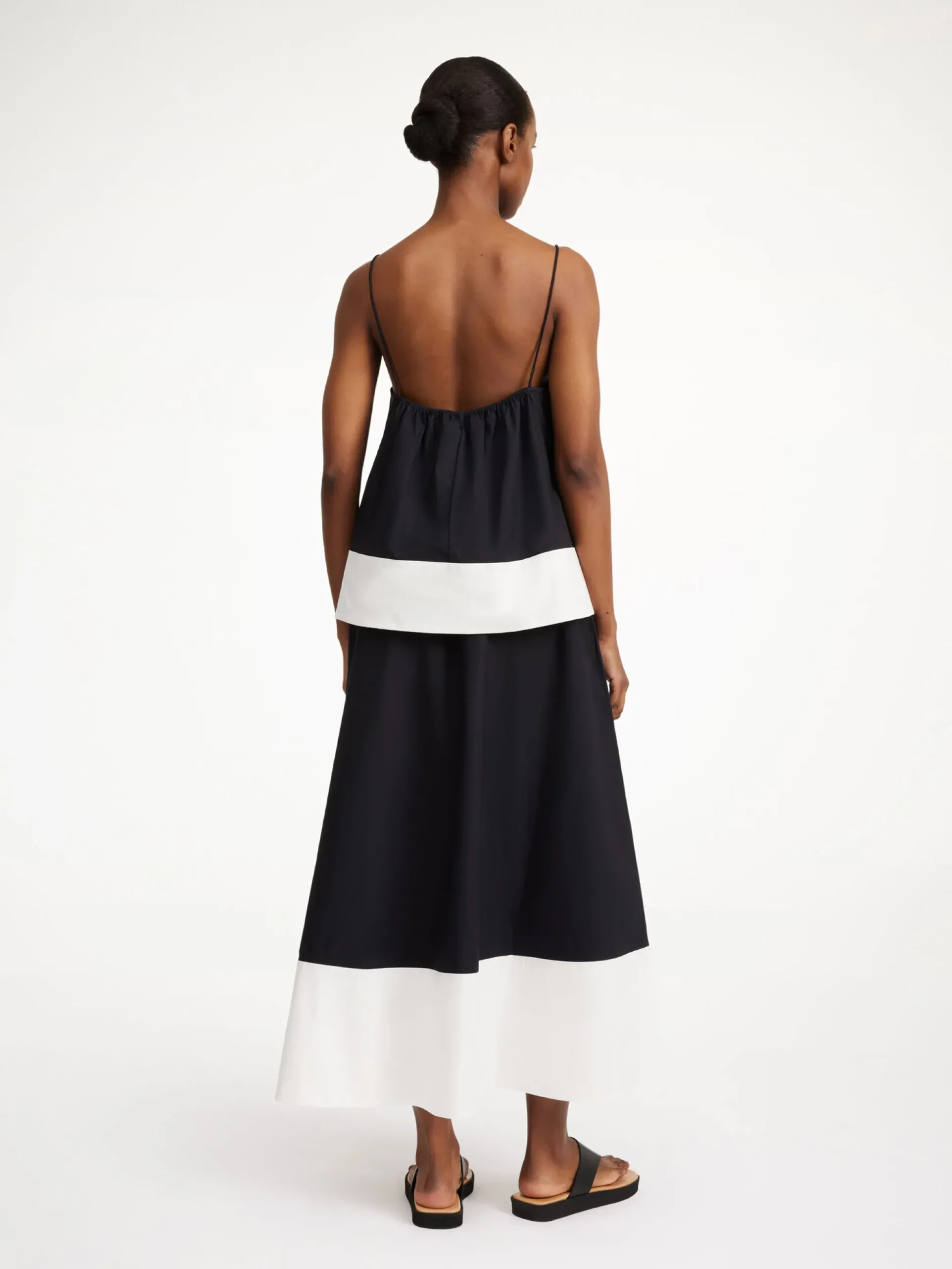 By Malene Birger Shirts & Blouses^Leonnes Organic Cotton Top Block stripe black white