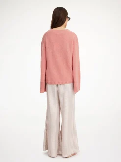 By Malene Birger Trousers^Lucee Flared Trousers Off white monogram