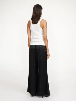 By Malene Birger Trousers^Lucee Flared Trousers Black