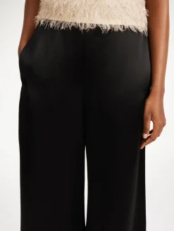 By Malene Birger Trousers^Lucee Flared Trousers Black