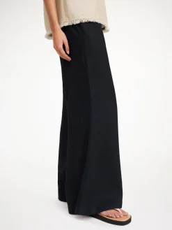 By Malene Birger Trousers^Lucee Flared Trousers Black