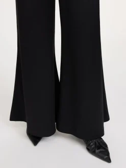 By Malene Birger Trousers^Lucee Flared Trousers Black