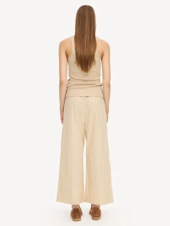 By Malene Birger Trousers^Luisa High-waisted Trousers Pinstripe