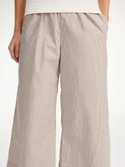 By Malene Birger Trousers^Luisa High-waisted Trousers Warm brown