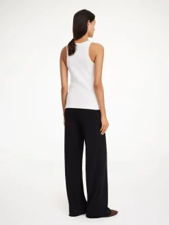 By Malene Birger Trousers^Mandala Wide-leg Trousers Black