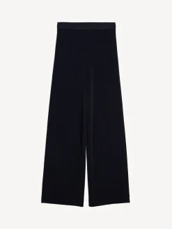 By Malene Birger Trousers^Mandala Wide-leg Trousers Black