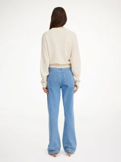 By Malene Birger Knitwear^Mantea Merino-blend Sweater Oyster Gray