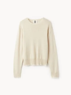 By Malene Birger Knitwear^Mantea Merino-blend Sweater Oyster Gray