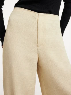 By Malene Birger Trousers^Marchei High-waist Trousers Warm Sand