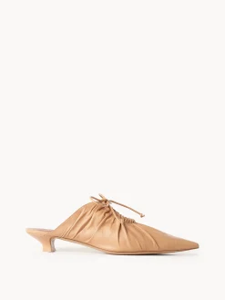 By Malene Birger Shoes^Masey Leather Mules Sand Beige