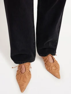 By Malene Birger Shoes^Masey Leather Mules Sand Beige