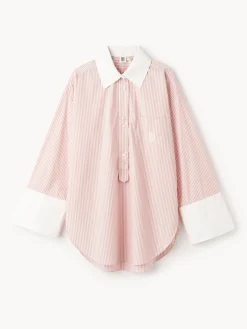 By Malene Birger Shirts & Blouses^Maye Organic Cotton Shirt Skinny Stripe Diva