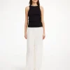 By Malene Birger Trousers^Mikele Organic Linen Trousers Pure White