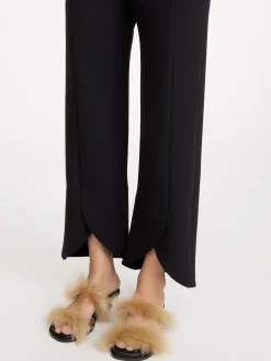 By Malene Birger Trousers^Normann High-waist Trousers Black